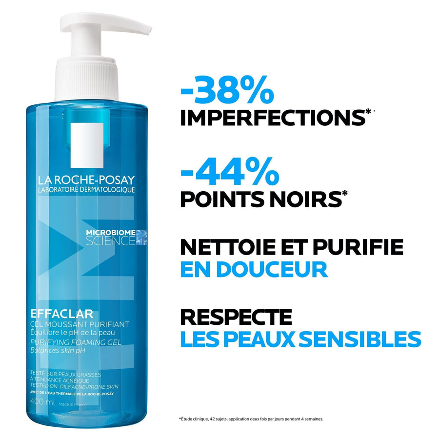 EFFACLAR GEL MOUSSANT PURIFIANT NETTOYANT PEAU GRASSE