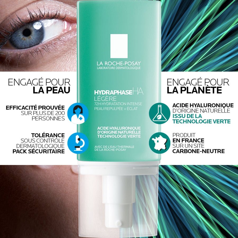 HYDRAPHASE HA LÉGÈRE CRÈME HYDRATANTE VISAGE À L'ACIDE HYALURONIQUE