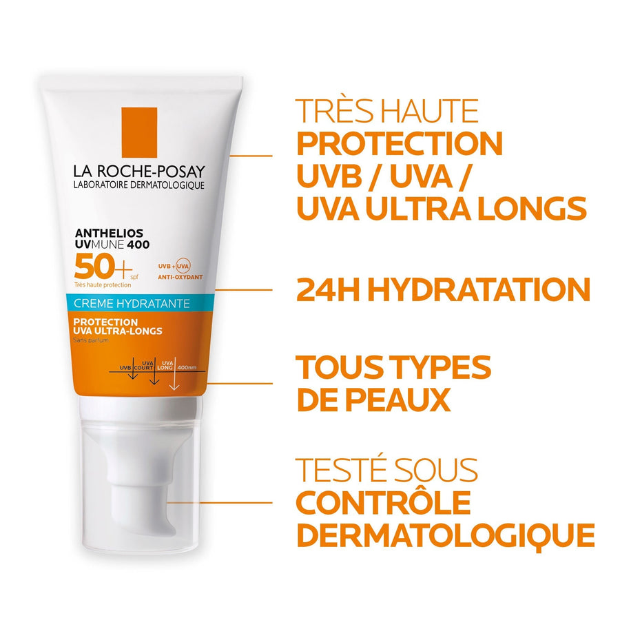 ANTHELIOS UVMUNE 400 CRÈME SOLAIRE PEAU SENSIBLE SANS PARFUM