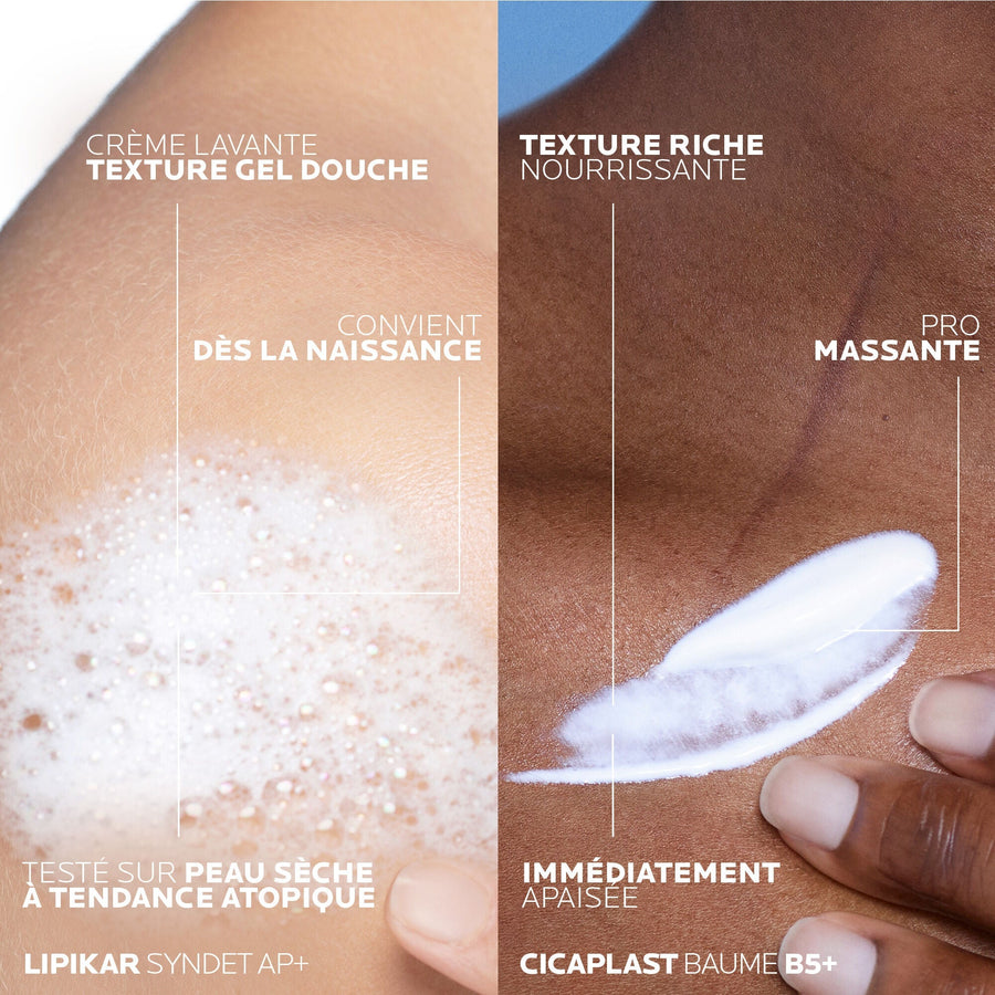 ROUTINE CICAPLAST BAUME B5+, LIPIKAR SYNDET AP+ ET SON ECO-RECHARGE