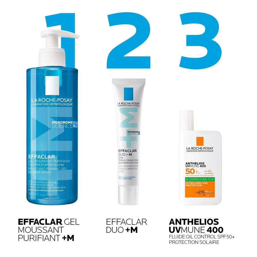 ROUTINE ANTI-IMPERFECTIONS EFFACLAR & ANTHELIOS