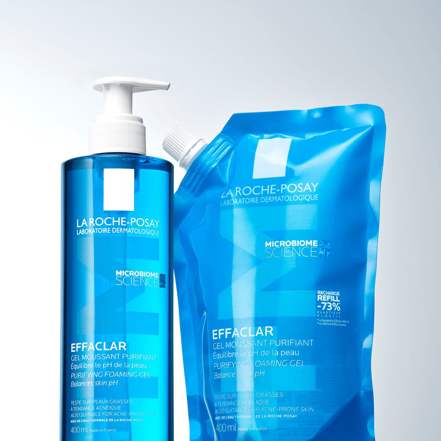 DUO EFFACLAR GEL MOUSSANT PURIFIANT ET SON ECO-RECHARGE