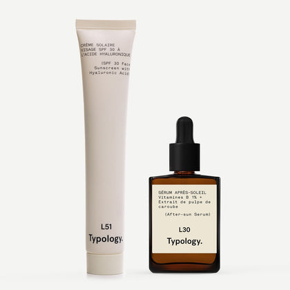 Duo SPF 30 et après soleil visage